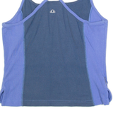 ELLESSE Womens Sports Vest Blue Sleeveless UK 14