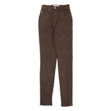 LEVI'S 498 Womens Jeans Brown Slim Skinny 90s W22 L30