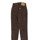 LEVI'S 498 Womens Jeans Brown Slim Skinny 90s W22 L30
