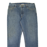 CARHARTT Workwear Mens Jeans Blue Relaxed Straight Stone Wash W38 L32