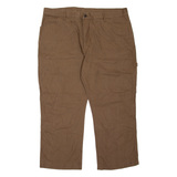DICKIES Carpenter Workwear Mens Jeans Brown Regular Straight W40 L26