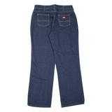 DICKIES Blanket Lined Workwear Womens Jeans Blue Relaxed Straight W30 L31