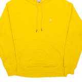 CHAMPION Mens Yellow Hoodie M
