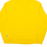 CHAMPION Mens Yellow Hoodie M