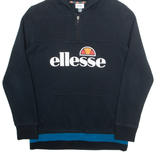 ELLESSE Womens Black Hoodie UK 12
