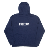 NIKE Life Christian Academy Basketball Mens Blue Hoodie XL