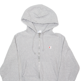 CHAMPION REVERSE WEAVE Womens Grey Hoodie Full Zip XS