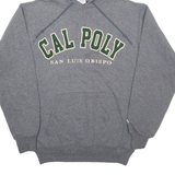 CHAMPION California Polytechnic State University San Luis Osbispo Mens Grey Hoodie USA S