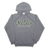CHAMPION California Polytechnic State University San Luis Osbispo Mens Grey Hoodie USA S