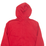 TOMMY HILFIGER Mens Red Hoodie Full Zip S
