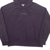 ADIDAS Womens Purple Hoodie UK 14