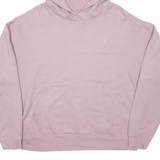 CALVIN KLEIN Womens Purple Hoodie M