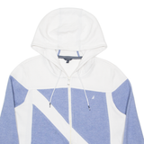 NAUTICA Womens Blue Hoodie Full Zip 2XL