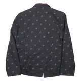 Womens Blazer Coat Black Floral M