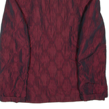 Womens Lined Jacket Maroon Viscose UK 14
