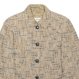 BALLY Womens Overcoat Coat Beige S