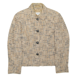 BALLY Womens Overcoat Coat Beige S