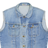 LOIS Mens Denim Gilet Blue L