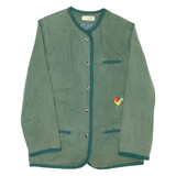 ELEGANCE PARIS Womens Overcoat Coat Green M