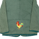 ELEGANCE PARIS Womens Overcoat Coat Green M