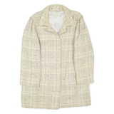 Womens Coat Beige Wool XL