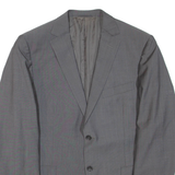 Mens Blazer Jacket Grey L