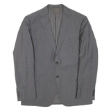 Mens Blazer Jacket Grey L