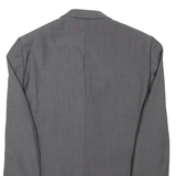 Mens Blazer Jacket Grey L