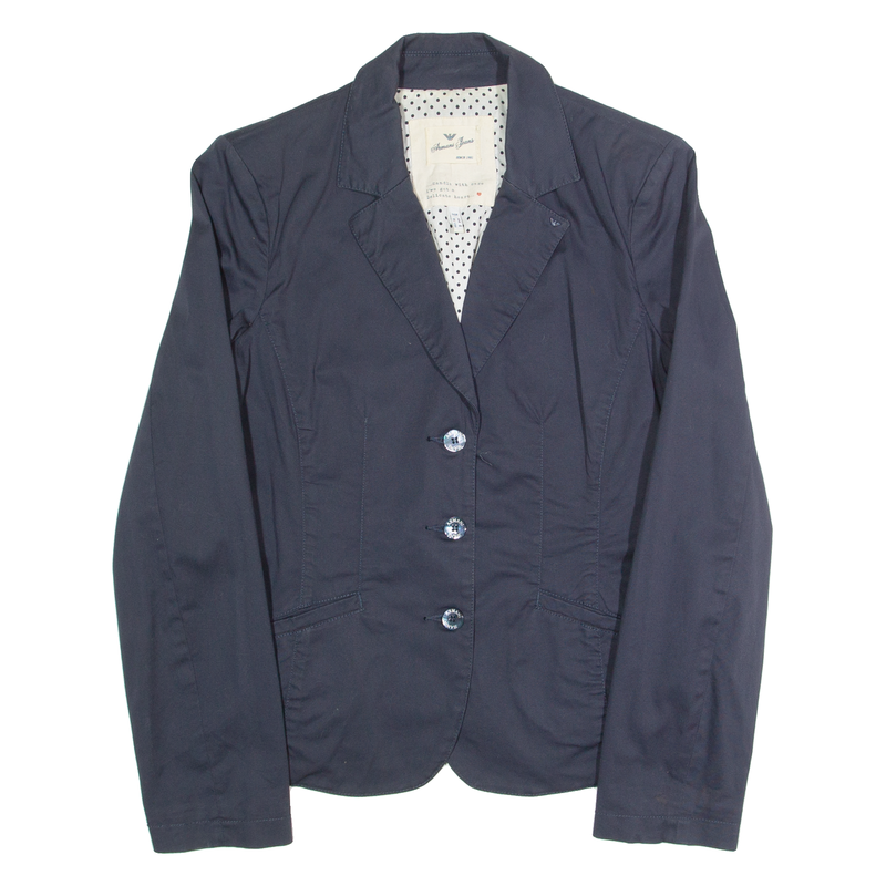 ARMANI JEANS Womens Blazer Jacket Blue S