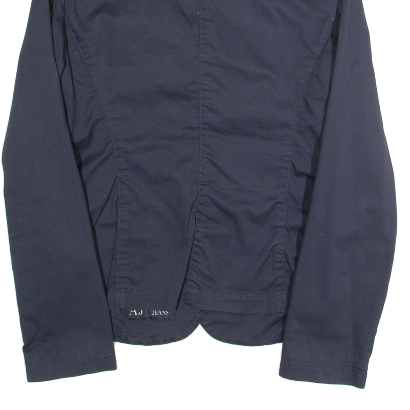 ARMANI JEANS Womens Blazer Jacket Blue S