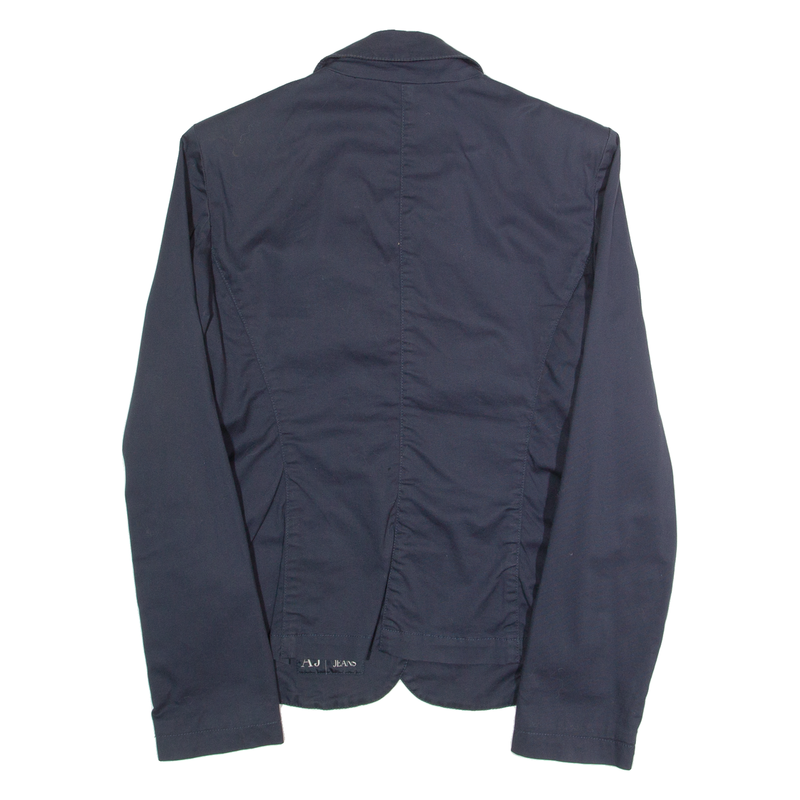 ARMANI JEANS Womens Blazer Jacket Blue S