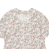 Womens Printed Blouse Pink Floral L
