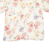 YESSICA Womens Printed Blouse Yellow Floral XL