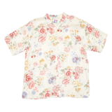 YESSICA Womens Printed Blouse Yellow Floral XL