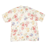 YESSICA Womens Printed Blouse Yellow Floral XL