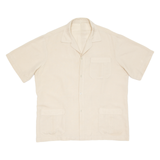 Womens Blouse Beige V-Neck L