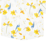 PARK LANE Womens Printed Blouse White V-Neck Floral 3XL
