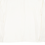 YOUR 6TH SENSE Womens Blouse Beige Collared Long Sleeve M