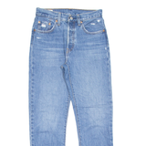 LEVI'S 501 BIG E Jeans Womens Blue Regular Straight Stone Wash W24 L28