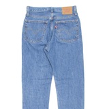 LEVI'S 501 BIG E Jeans Womens Blue Regular Straight Stone Wash W24 L28