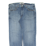 LEVI'S 505 Jeans Mens Blue Regular Straight Stone Wash W36 L30