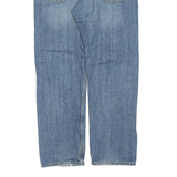 LEVI'S 505 Jeans Mens Blue Regular Straight Stone Wash W36 L30