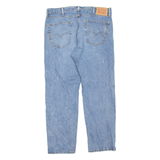 LEVI'S 505 Jeans Mens Blue Regular Straight Stone Wash W38 L30