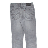 LEVI'S 510 BIG E Jeans Womens Grey Slim Skinny Stone Wash W30 L30
