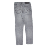 LEVI'S 510 BIG E Jeans Womens Grey Slim Skinny Stone Wash W30 L30