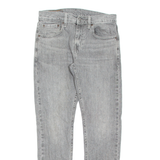 LEVI'S 512 Jeans Mens Grey Slim Tapered Stone Wash W28 L30