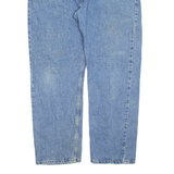 LEVI'S 505 Jeans Mens Blue Regular Straight Stone Wash W40 L30