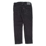 LEVI'S 502 Jeans Womens Black Regular Tapered W32 L26