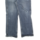 CARHARTT Staff Mens Jeans Blue Regular Straight Stone Wash W34 L32