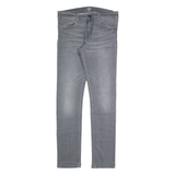 CARHARTT WIP Rebel Pant Mens Jeans Grey Slim Skinny Stone Wash W32 L32